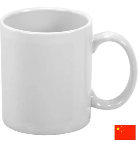 36 Canecas Brancas Porcelana Importada Sublimação 325ml Aaa+