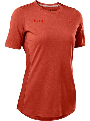 Polera Bicicleta Mujer Drirelease® Rojo Fox