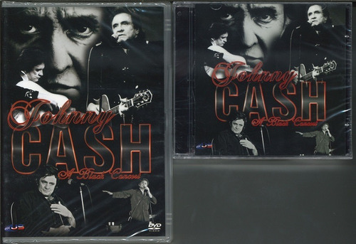 Imagem 1 de 2 de Kit Dvd + Cd - Johnny Cash A Black Concert