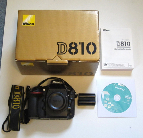 Nikon D810 Fx Format Digital Slr Camera 36.3 Mp 980g Ss