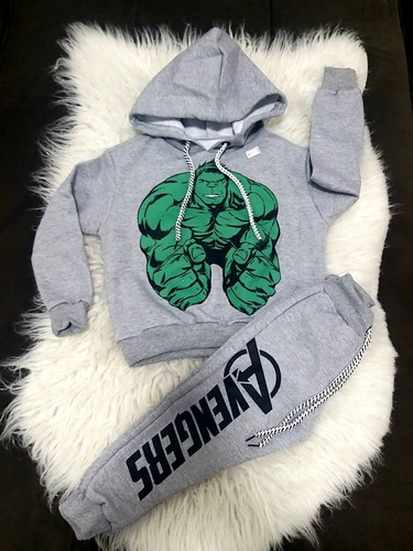 Conjunto Moletom Hulk E Homem Aranha Infantil- Pronto Envio | Mercado Livre