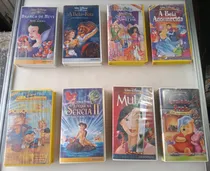 Comprar Lote 10 Fitas Vhs Walt Disney (ler Descrição)