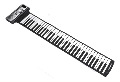 Roll Out Keyboard Piano, 61 Teclas, Silicone Portátil