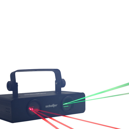 Laser Doble  Rojo 100mw + Verde 50mw Micro Rayo Dmx