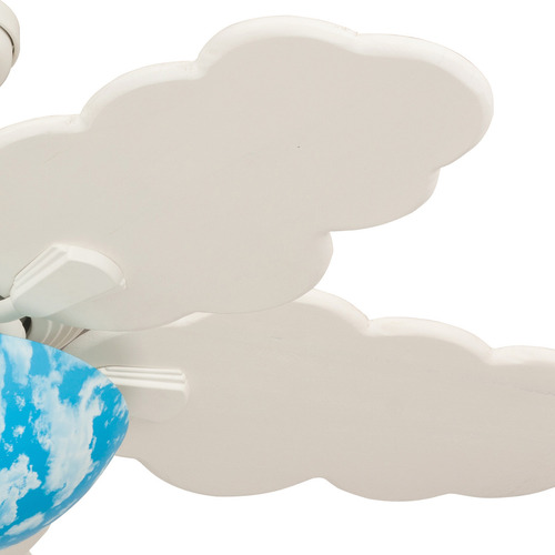 Ventilador De Techo Nube 5 Aspas Blanco Coolfan 48"