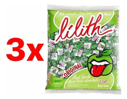 Bala Lilith BALA DE MAÇÃ VERDE maçã verde 500 g