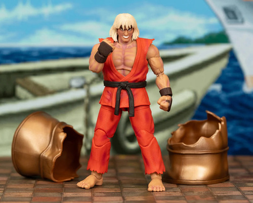 Figura Jada Ultra Street Fighter Violent Ken 1/12 Deluxe Set (Usado)