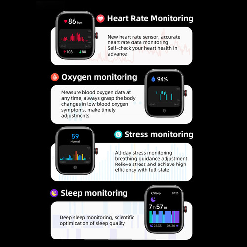 Reloj Inteligente De Frecuencia Cardíaca Con Bluetooth Idw20