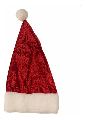 Gorro Papá Noel Navidad Santa Terciopelo