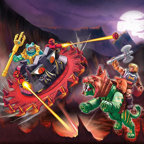 Masters Of The Universe Mega Construx Battle Cat Vs Roton (Usado)