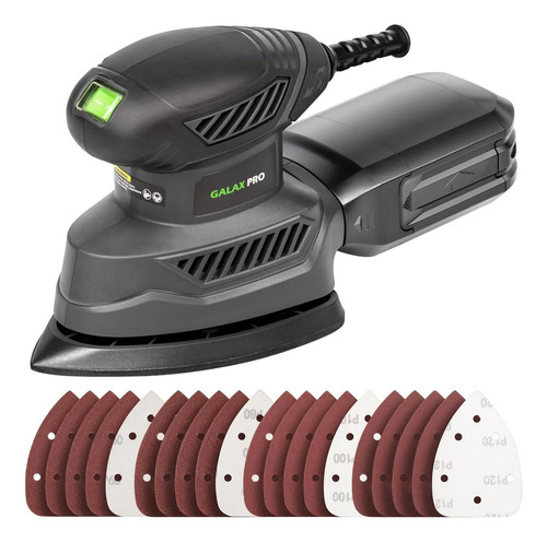 Lijadora De Detalle Galax Pro 13000 Rpm 1.17 Kg Con 20 Lijas