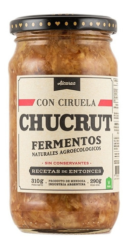 Chucrut Con Ciruela *300g Fermentos