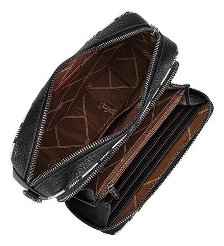 Cartera Deportiva Wrangler Cowgirl B Importada Original Negro Rayas