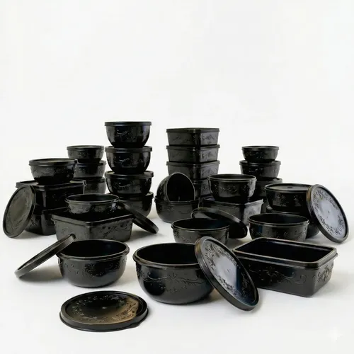 Kit 21 Potes  Plásticos Com Tampa Tamanhos Variados Livre Bpa