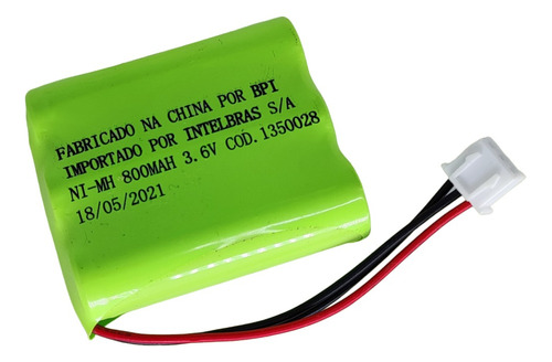 Bateria Recarregável Intelbras Cf5002 3,6v 800ma 1350028