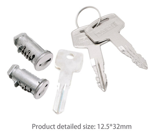 2 Cilindros De Bloqueo Compatible Con Bastidores De Coche,