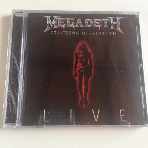 Megadeth - Countdown To Extintion Live - Cd Nuevo Original 