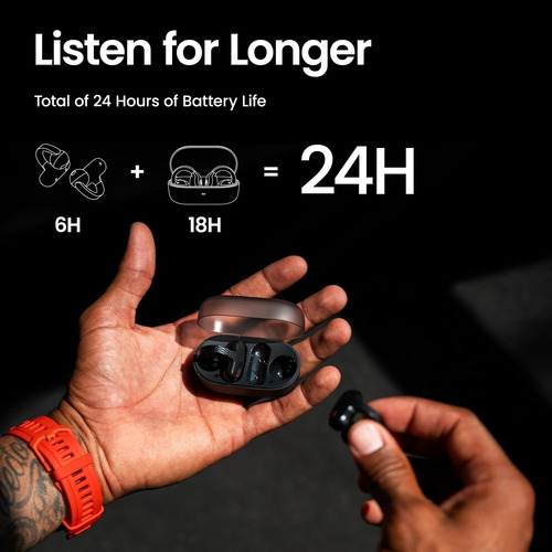 Amazfit Up Bluetooth Headphones Ai Noise Reduction Earphone Preto