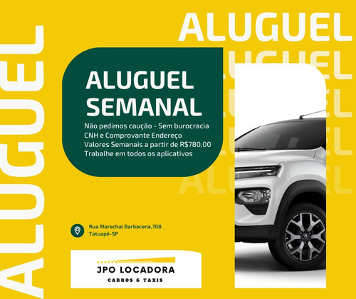 Locação De Veiculos - Aluguel Carro Para App / Uber / 99