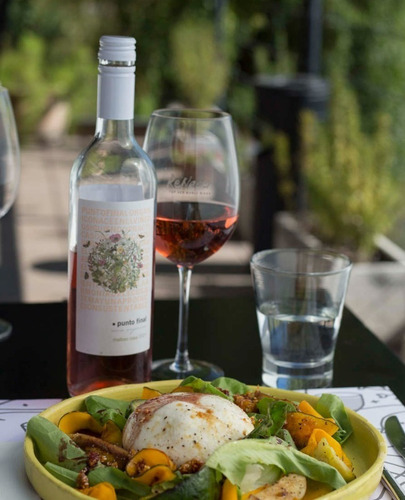 Imagen 2 de 7 de Vino Punto Final Malbec Rose Orgánico 6 Botellas
