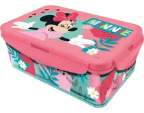 Comprar Sandwichera Rectangular Minnie Mouse 3 Compartimientos 1416 Color Rosa