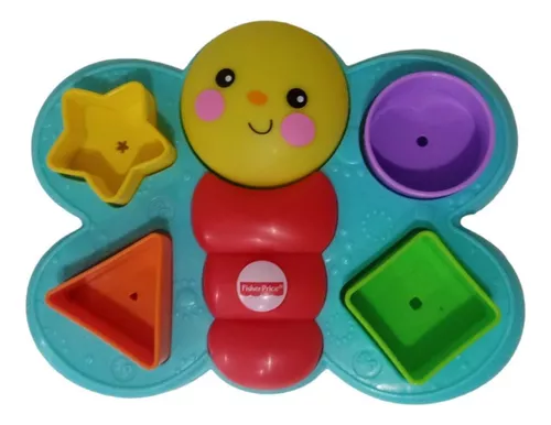 Brinquedo De Encaixar Borboleta 7 Peças Fisher-Price - DJD80