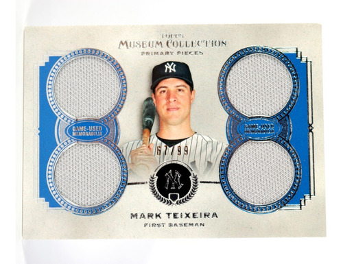 Mark Teixeira Topps Pedazos De Jersey New York Yankees