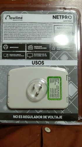 Imagen 3 de 3 de Protector Voltaje Monofasico Tv Computador Lavadora Sonido