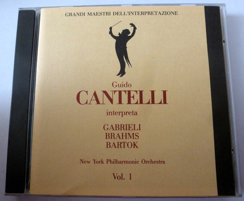 Cd Guido Cantelli Gabrielli Brahms Bartok (z)