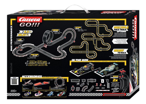 Carrera Go Pista De Carreras Eléctrica 1:43 Max Performance
