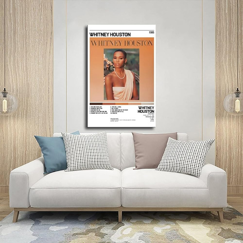 Shruan Whitney Houston 1985 Tracklisting Poster Album Cover