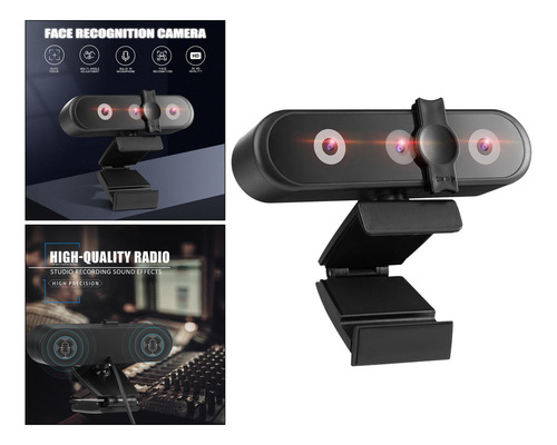 2560p Câmera Web Webcam Com Microfone Olhos Qhd 2k Usb