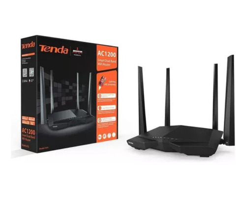 Router Wifi Ac6 Ac1200 Tenda Dual Band 4 Antenas