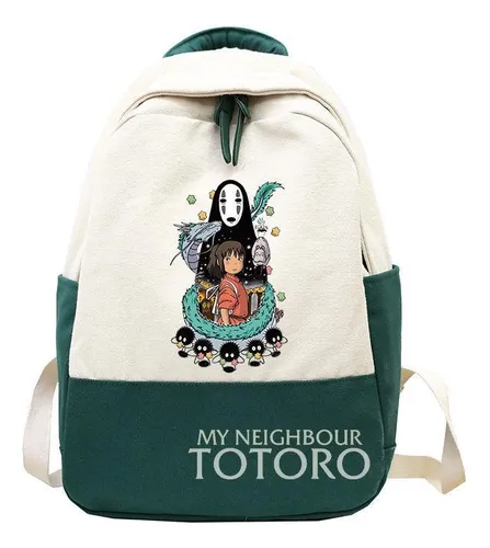Mochila Totoro Divertida Bolsa De Lona Con Costura Luffy Mi