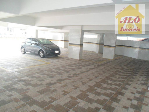 Apartamento Com 2 Dormitórios À Venda, 94 M² Por R$ 425.000,00 - Vila Caiçara - Praia Grande/sp - Ap0875