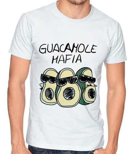 Playera Camiseta Hombre Niño Guacamole Mafia Aguacates 074