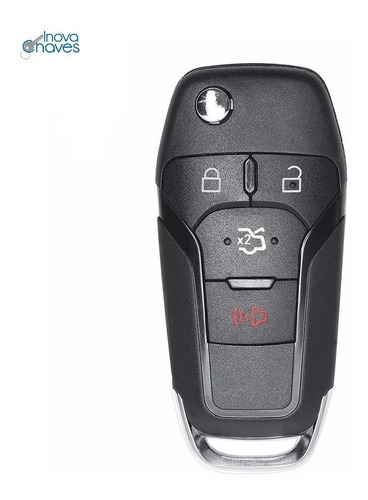 Imagem 2 de 4 de Chave Canivete Carcaça Ford Novo Fusion Ka Ka+ Novo Ka