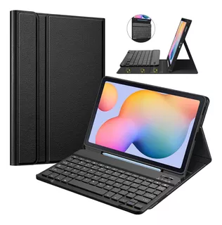 Case Para Galaxy Tab S6 Lite P610 P613 Con Teclado Bluetooth