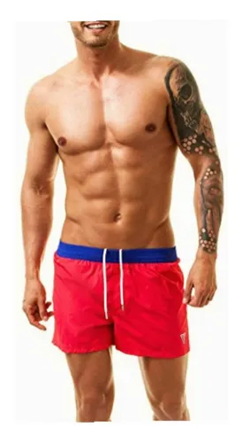 Guess Traje De Ba o Para Hombre Con Cintura El stica De 13 Meses
