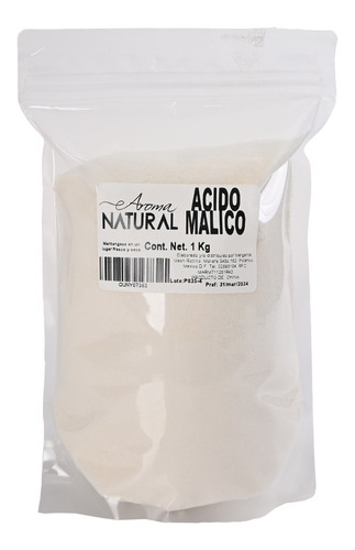 Acido Malico  1 Kg Acido Malico Acidulante Natural G. Alimen