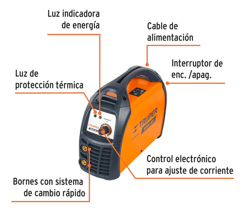 Soldadora Inversora 100 A Inverter Ajustable Portatil 127 V