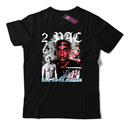 Remera Tupac 2 Pac Rap Hip Hop Rh40 Dtg Premium