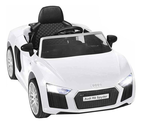 Carro a bateria para crianças Xalingo Audi R8  cor branco 110V/220V