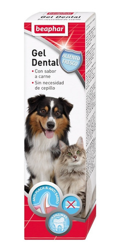 Gel Dental Beaphar Para Perros Y Gatos 100 Gr - Aquarift