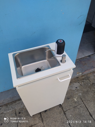 Imagen 6 de 9 de Lavamanos Portátiles Portátil Dispensador Jabón Incrustado