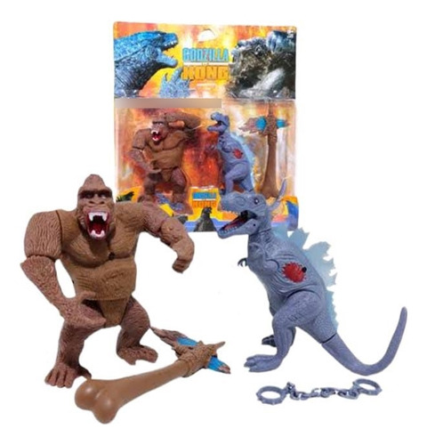 Muñecos Godzilla Vs King Kong Articulados X2 