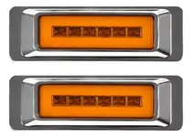 Comprar Luces Laterales Camión Ojo De Angel 12v-24v Amarillo Unidad