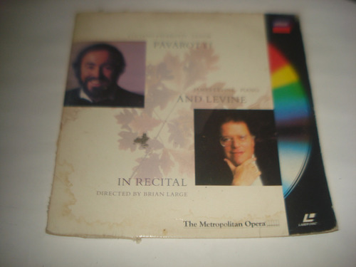 Imagen 1 de 2 de Laser Disc Pavarotti And Levine In Recital
