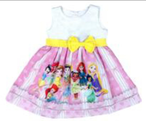 Vestido Infantil Festa Princesas Disney Baby Infantil