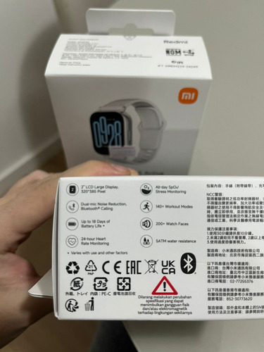 Relógio Smartwatch Xiaomi Watch 5 Active M2351w1 2 Lcd Gps Prateado Prateado